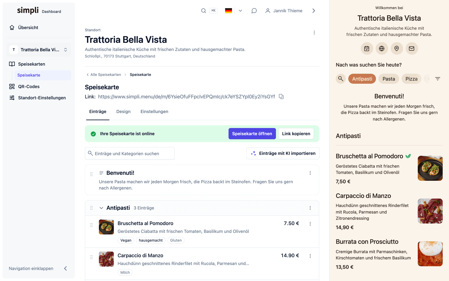 Simpli Dashboard