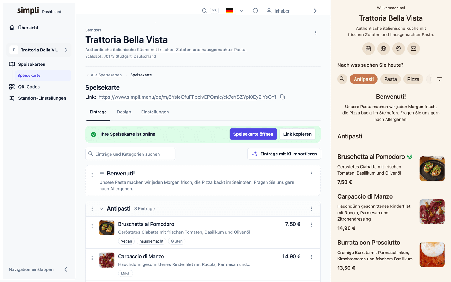 Simpli Dashboard